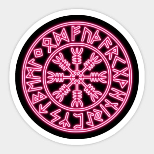 Aegishjalmur Viking talisman force and protection Sticker